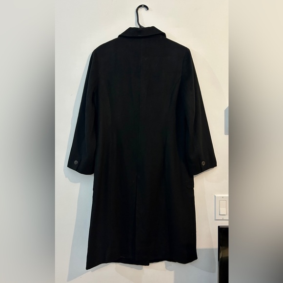 Pure cashmere black coat - Picture 3 of 5
